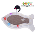 Cat Scratcher Fish with Balls Track Toy