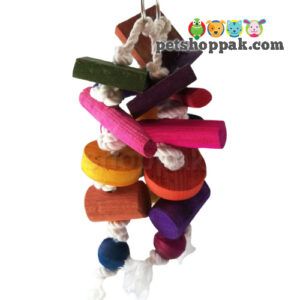 parrot toys color beads bunch -Pet Shop Pak