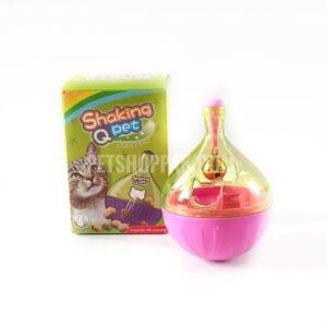 cat treat balance toy with bell
