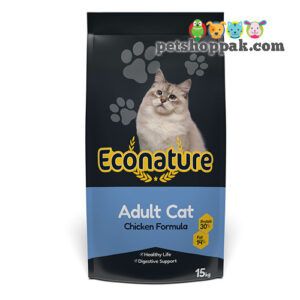 econature adult cat chicken formula 15kg - Pet Shop Pak