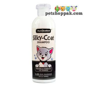 paw comfort sliky coat cat shampoo black oud fragrance - Pet Shop Pak