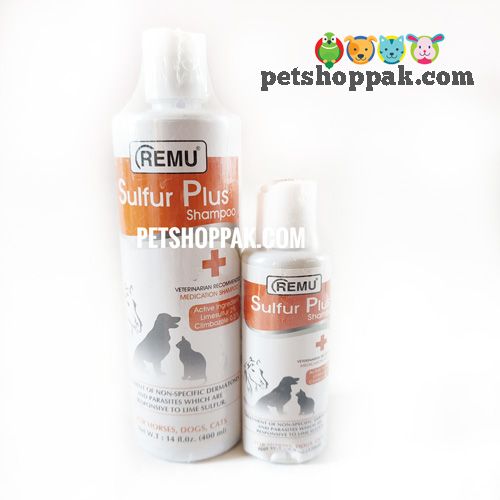 remu sulphur plus shampoo for pets - Pet Shop Pak