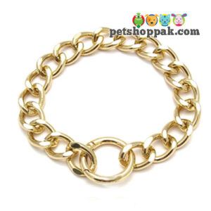 cat collar golden chain - Pet Shop Pak