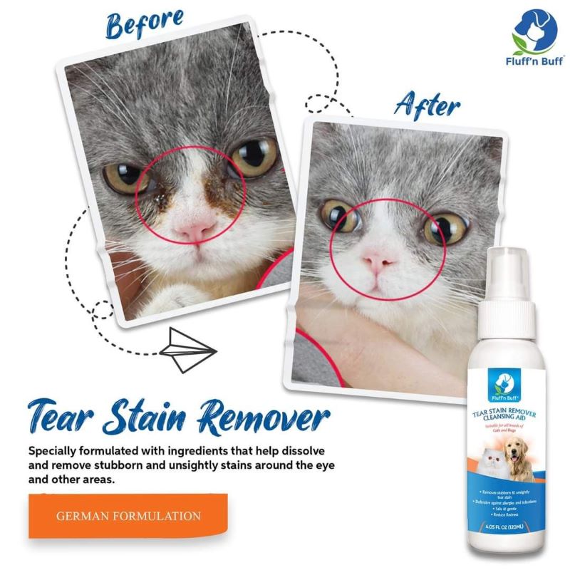 Fluff n Buff tear stain remover for pets