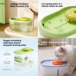 Snail Design Cat Dog Water Fountain 1 1