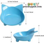 cat bowl with ears non slip size