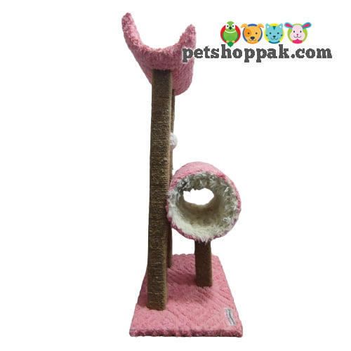 cat scratching post curve and round