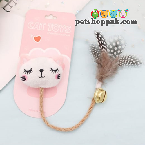 Cat Toy with Feather Bell