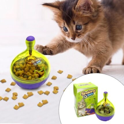 cat treat balance toy