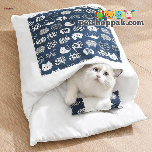 cozy blanket cum bed for cats