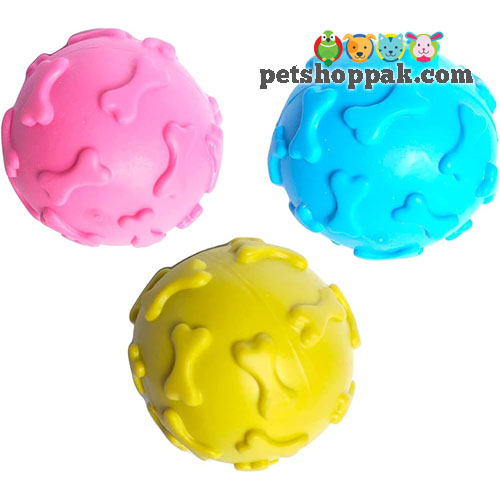 dog rubber bone ball toy