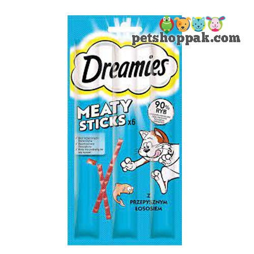 dreamies meaty sticks salmon