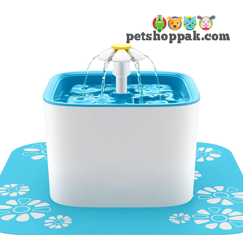 flower water fountain for pets