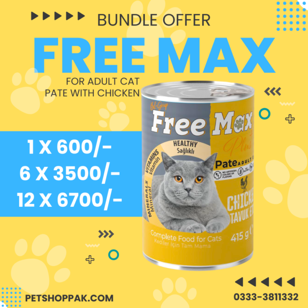 Free Max Plus Pate Chicken Tin