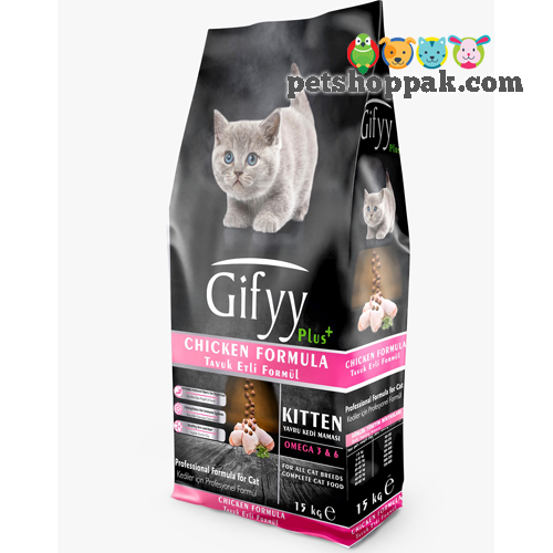 Giffy Plus Kitten Chicken Formula 15kg Food