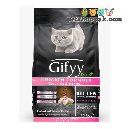 Giffy Plus Kitten Chicken Formula 15kg Food