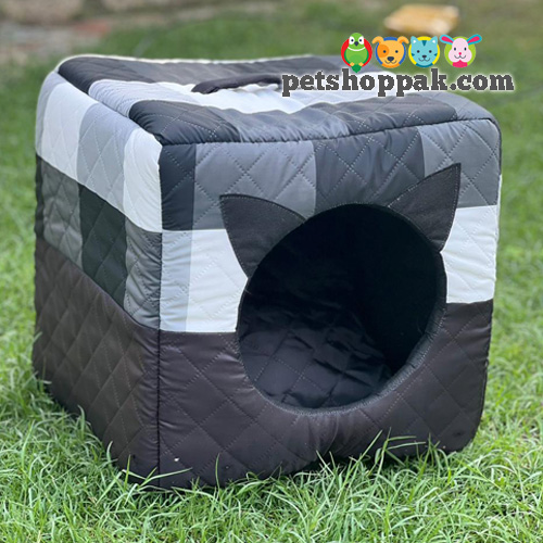 meow square house cum bed for cat