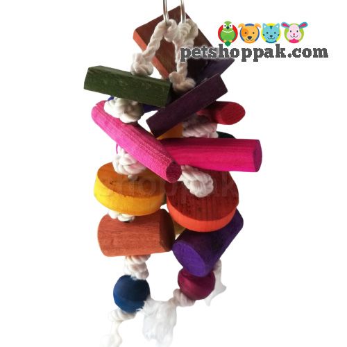 parrot toys color beads bunch