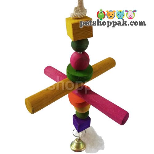parrot toys cross step rope hanging