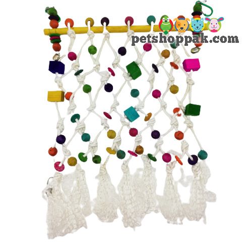 parrot toys rope net large