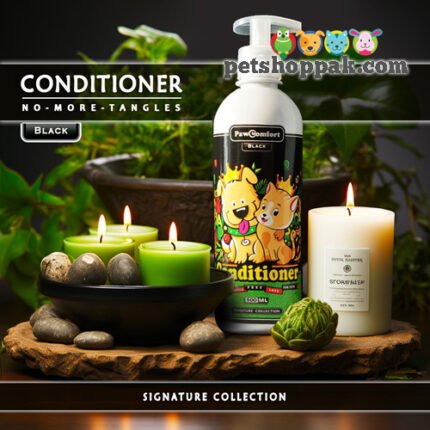 paw comfort black conditioner for cats and dogs