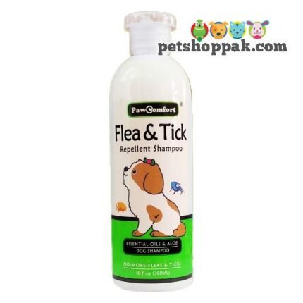 paw comfort flea and tick dog shampoo