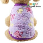 Paw warm vest purple