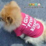 Pet summer shirt free kisses