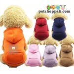 Pet winter hoodie plain 3