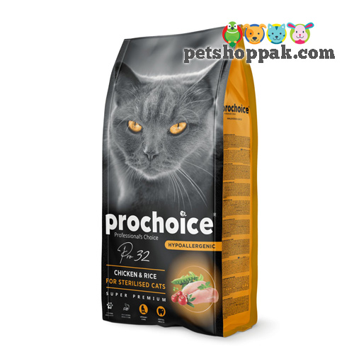 Prochoice PRO 32 Chicken and Rice for Sterilised Cat