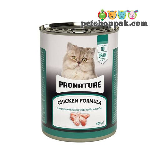 pronature cat chicken formula 400gms food