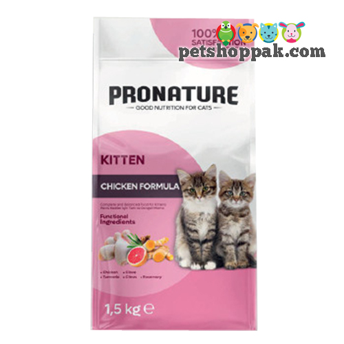 Pronature kitten chicken formula food