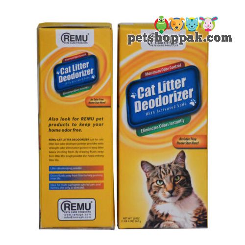 remu cat litter deodorizer