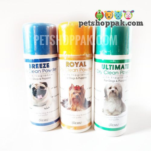 remu dry clean powder for puppies and dog