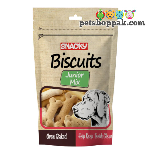 snacky biscuits junior mix dog treat