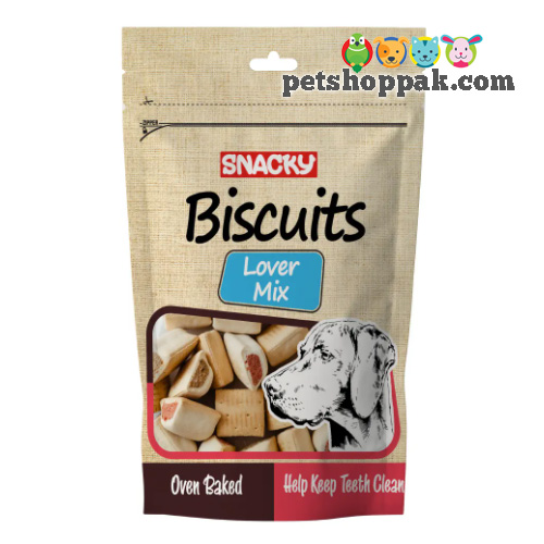 snacky biscuits lover mix dog treat
