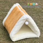 cat soft blanket cum triangle hut tunnel