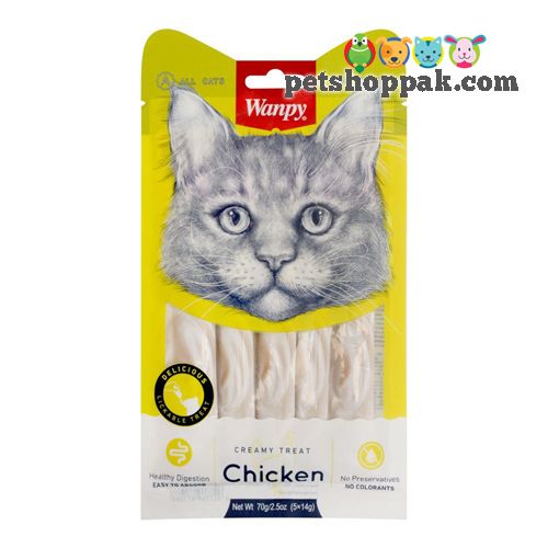 wanpy chicken cat treat