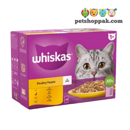 Whiskas Poultry Feast in Jelly collection cat food