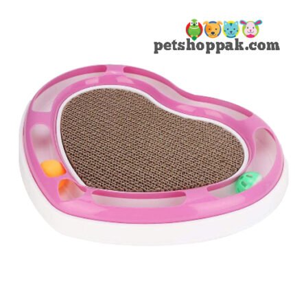 Heart Scratcher with Balls Track Toy