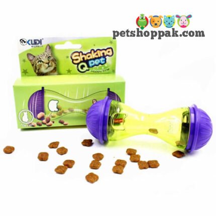 Cat Shaking Bone Shape Treat Toy