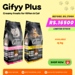 Gifyy Plus Adult Cat Chicken Formula 15kg Food