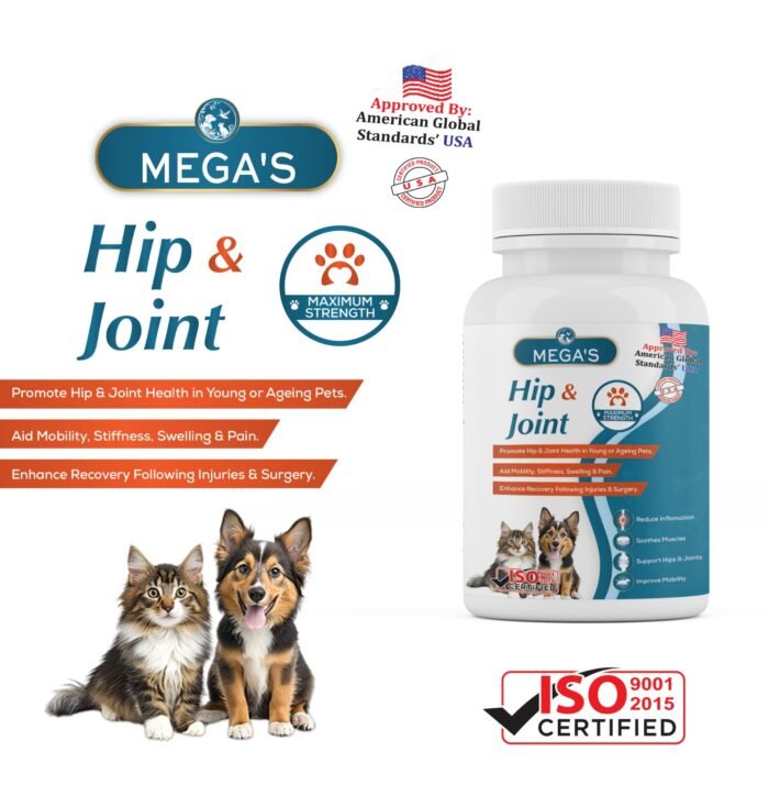 Mega Hip and Joint pet supplements for cats and dogs