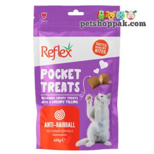 Reflex Pocket Treats Anti-Hairball Adult Cat Treat