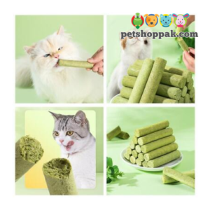 Cat Grass Teething Stick for Teeth and Hairballs