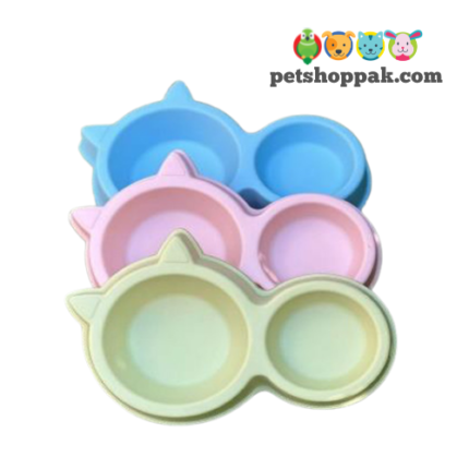 Meow Double Pet Bowl