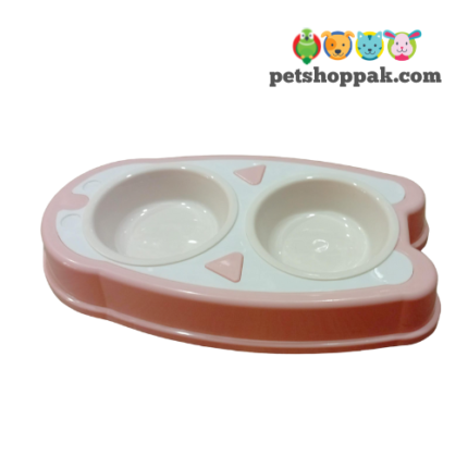 penguin double pet bowl