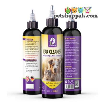 Fluff-n-Buff Pet Ear Cleaner