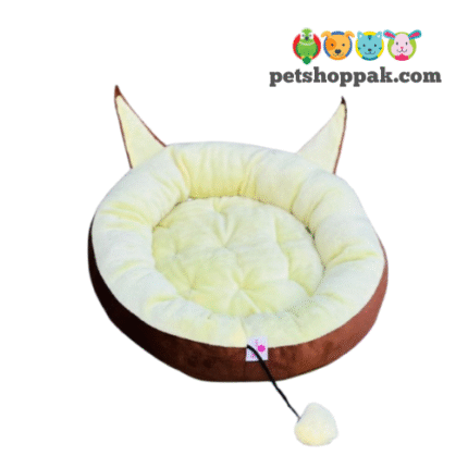 cat ear round bed warm