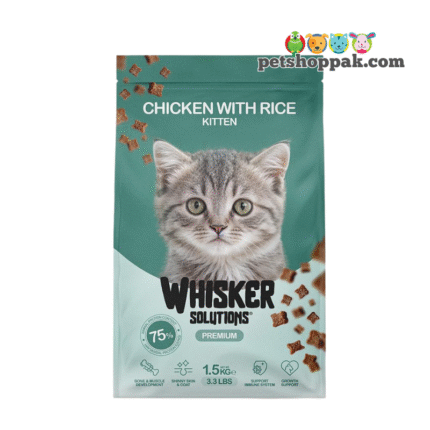 whisker chicken with rice kitten food